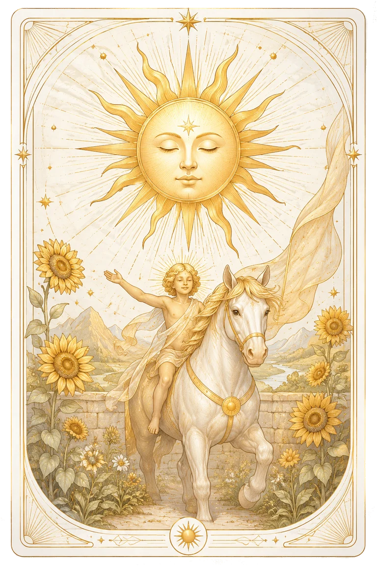 The Sun Tarot card
