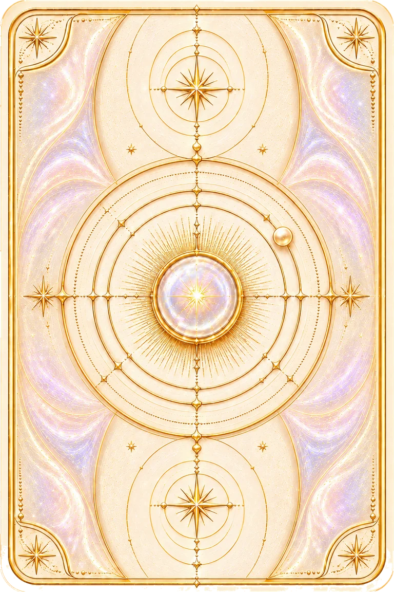 Tarot card back