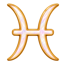 Pisces zodiac symbol